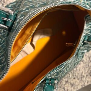 Goyard Teal and Orange Shoulder Bag